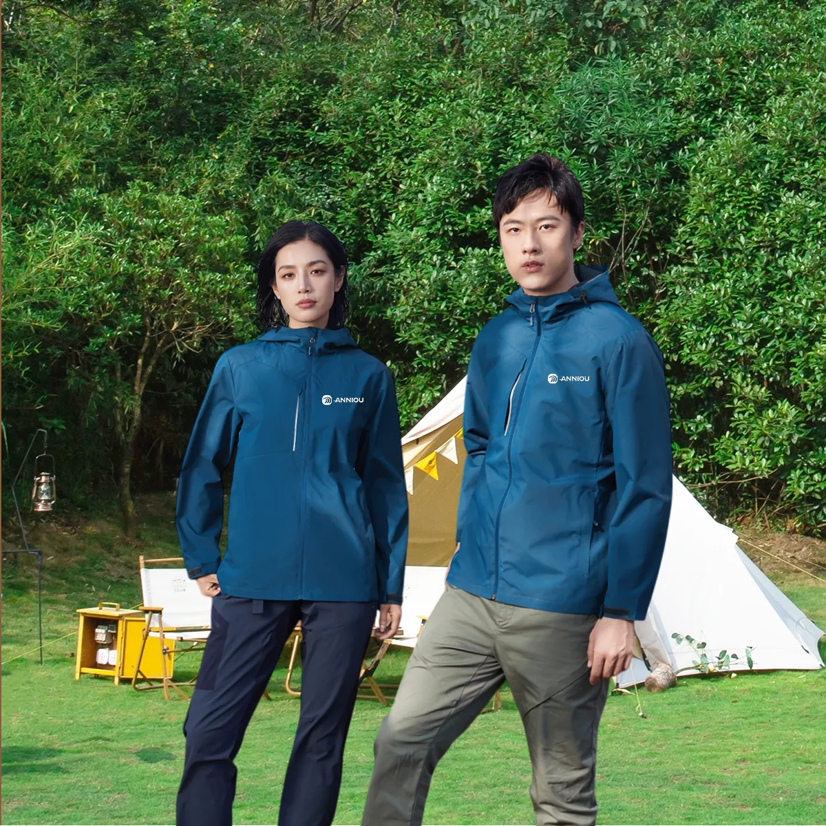 ANNIOU Lightweight Hiking Shell Jacket