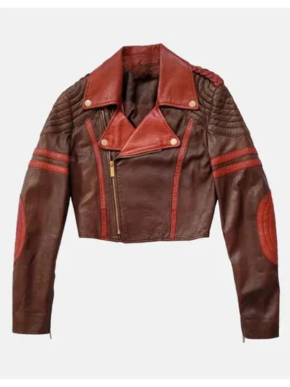 Anya Taylor Joy Short Body Biker Leather Jacket