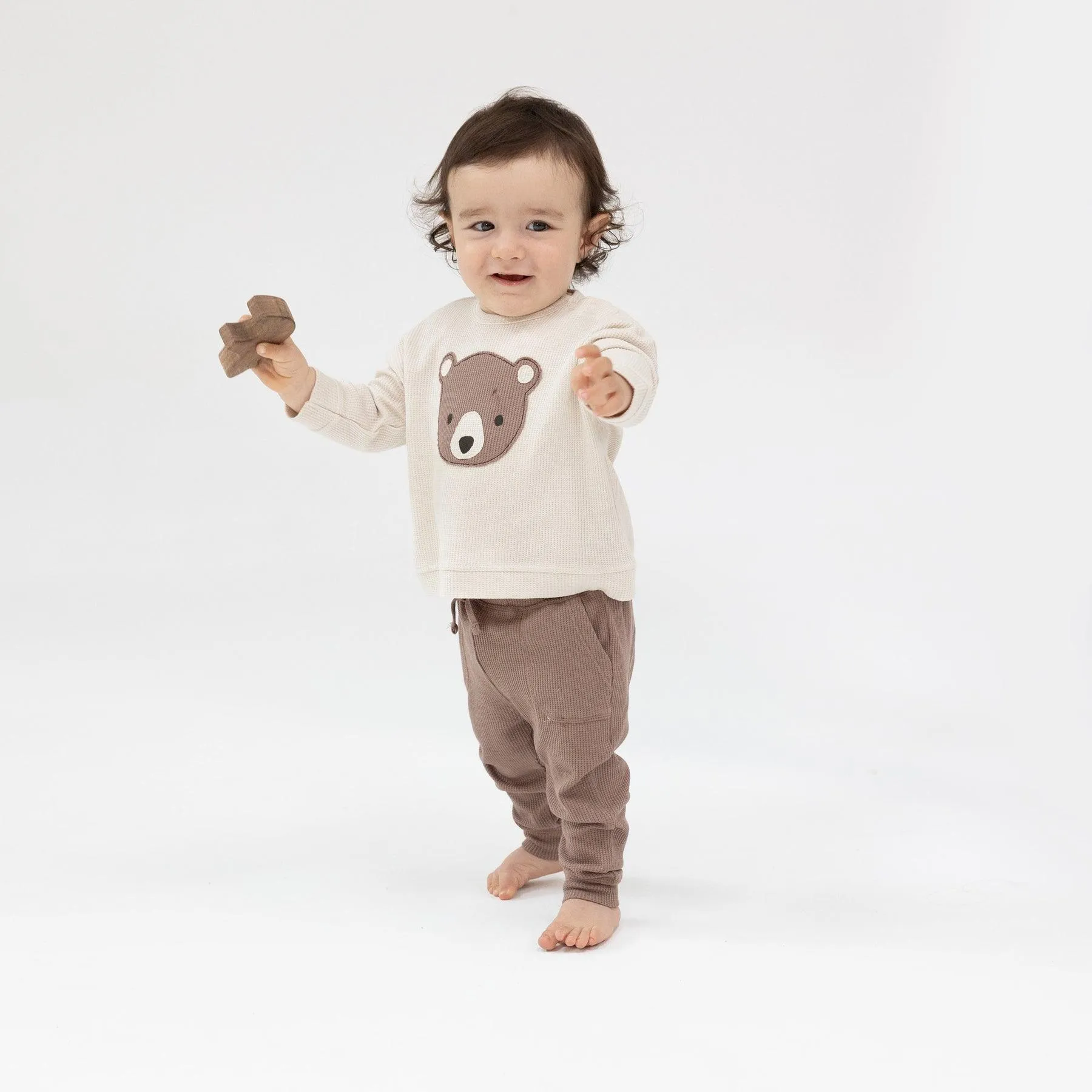 Baby Unisex Sets| 2PCS: Baby Bear Sweatshirt and Joggers | Angel Dear