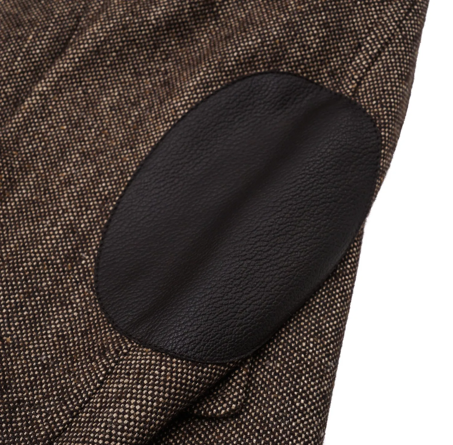 Belvest Donegal Tweed Wool Pea Coat