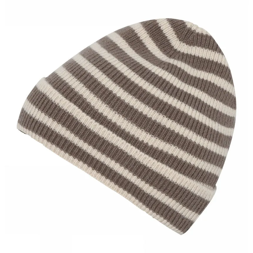 Bergen striped beanie