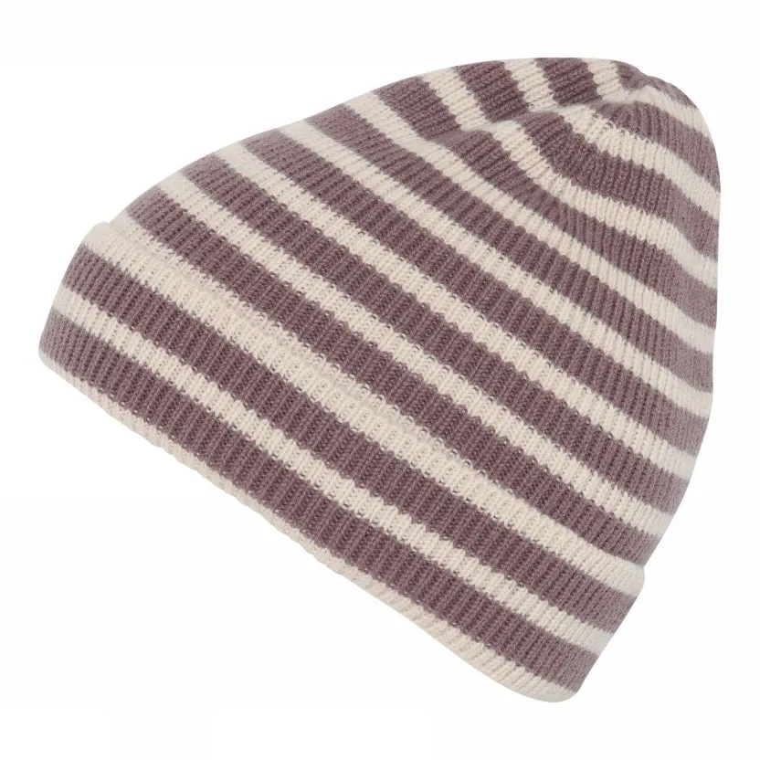 Bergen striped beanie