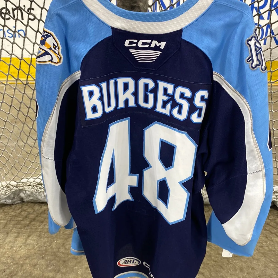 BURGESS NAVY 22-23 AUTHENTIC JERSEY