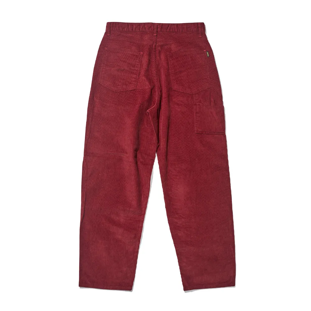 CARPENTER CORDUROY PANTS RED