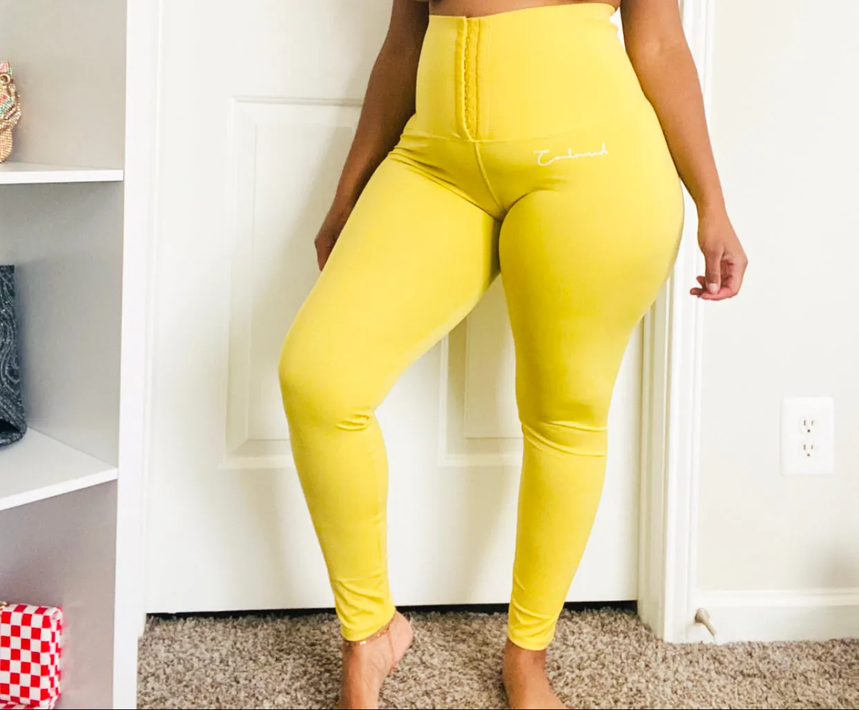 Contoured Leggings- Yellow