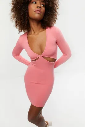 CUT-OUT MINI DRESS