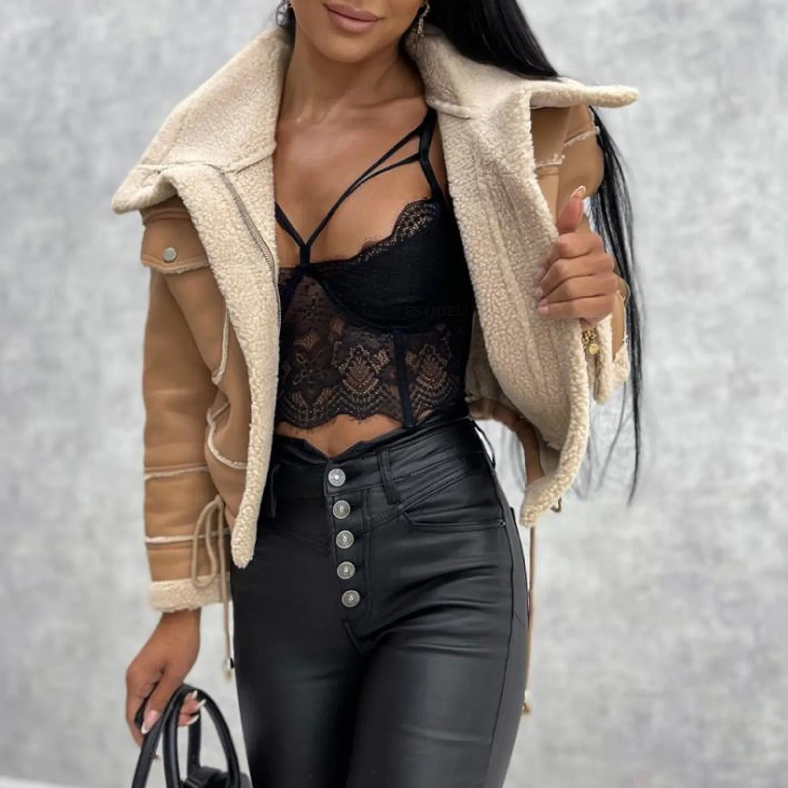 Francesca Faux Leather Jacket