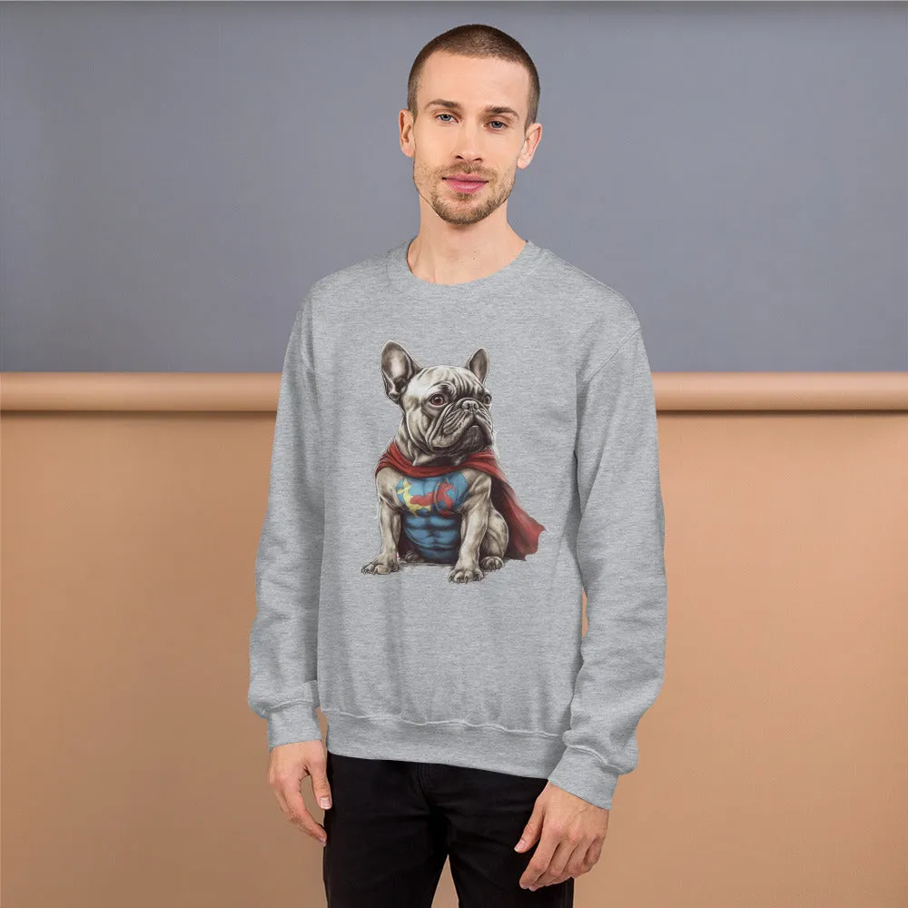 Frenchie Devotion Unisex Sweatshirt: Comfort and Style for Dog Admirers