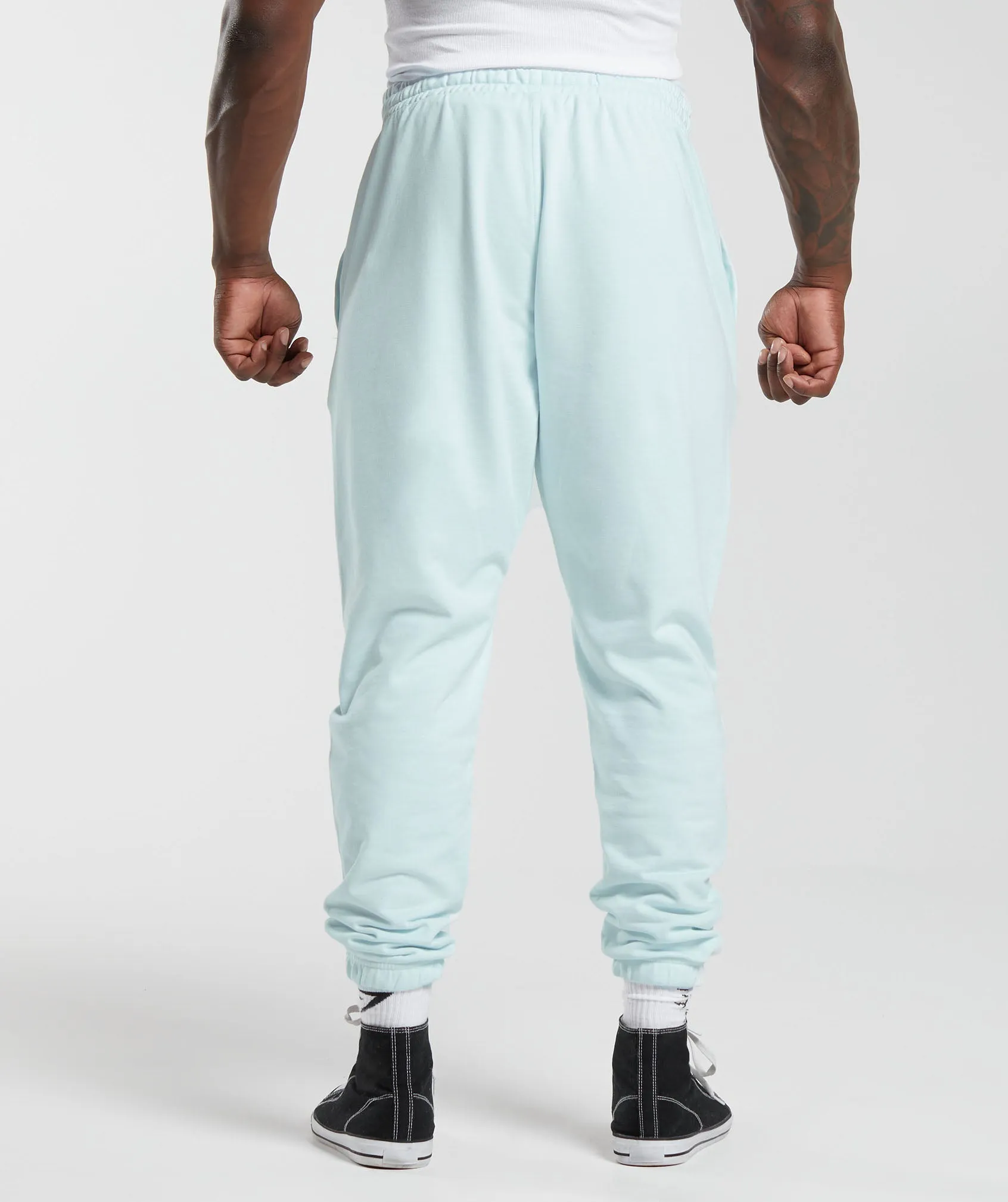 Gymshark Essential Oversized Joggers - Icy Blue