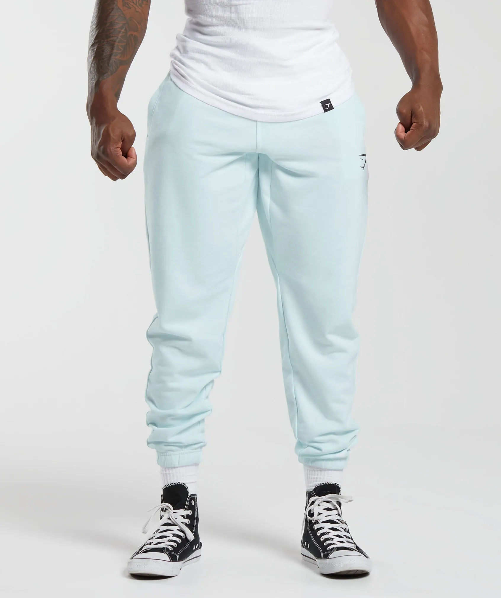 Gymshark Essential Oversized Joggers - Icy Blue