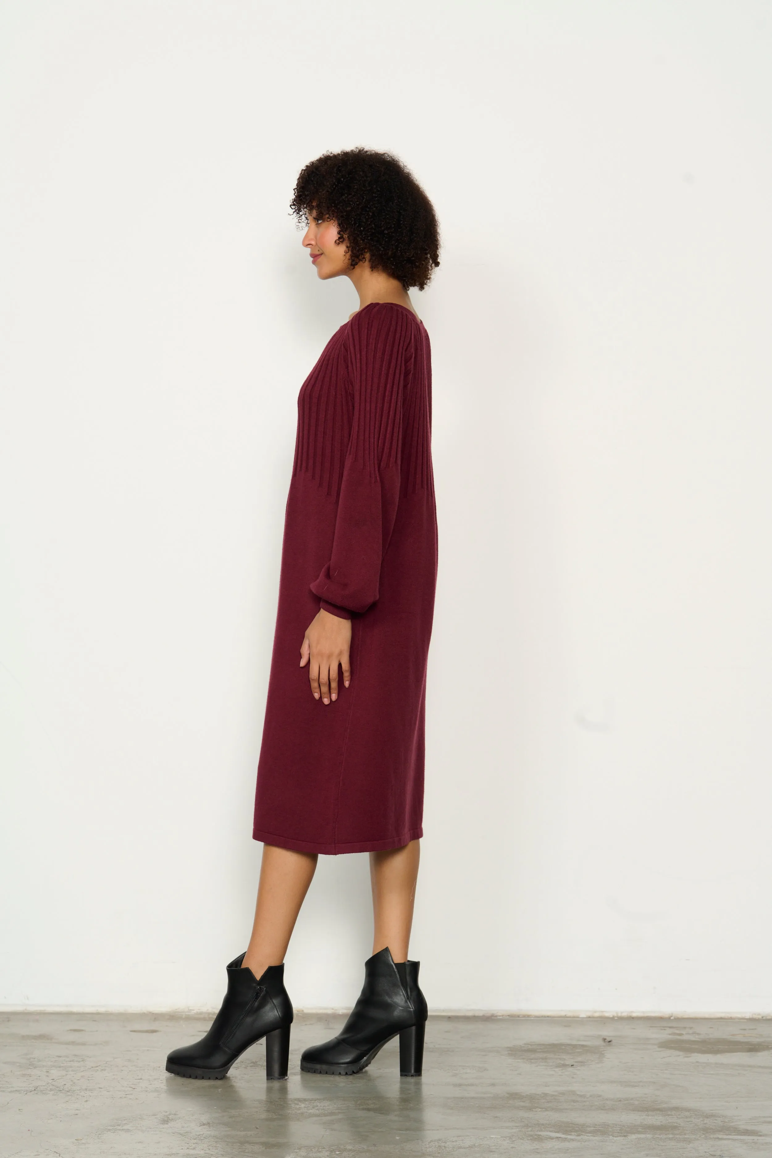 Half Rib Knit Dress