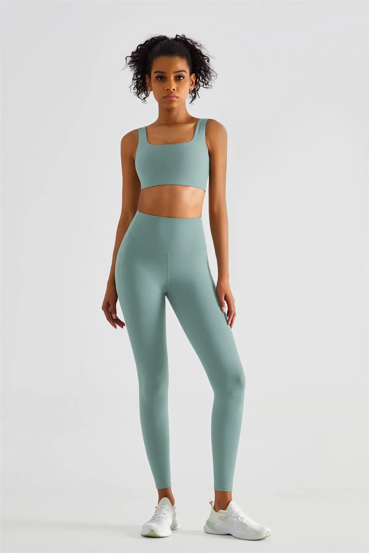 High Waist Yoga Leggings with Pockets