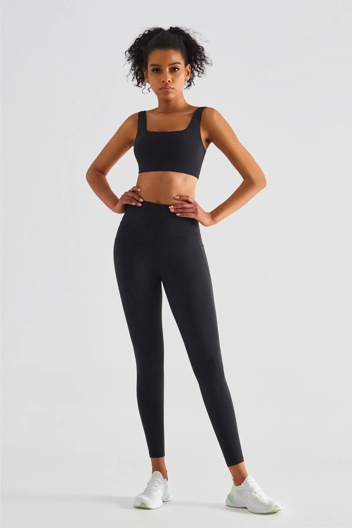 High Waist Yoga Leggings with Pockets