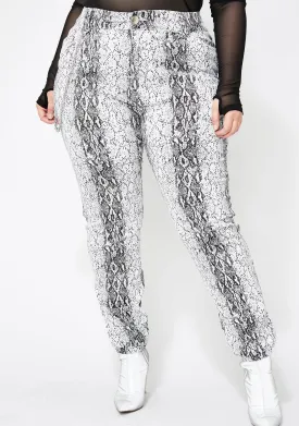 Icy Slayin' Mamba Mami Snakeskin Pants