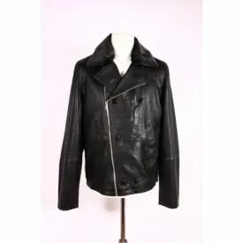 Krugar Pea Leather Coat 3004