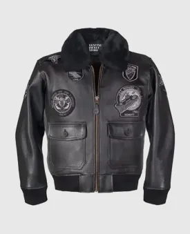 Men's G-1 Wings of Gold Leather Jacket