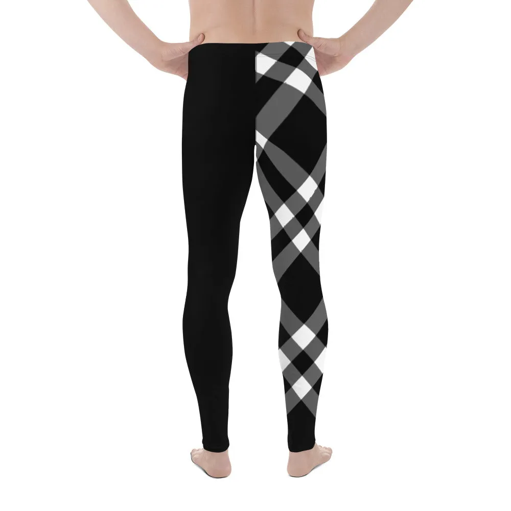 Men's Leggings Gingham