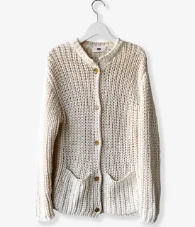 nowos/LOW GAUGE CARDIGAN(OFF WHITE)