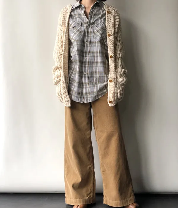 nowos/LOW GAUGE CARDIGAN(OFF WHITE)