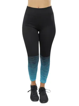 Ombre Striped Workout Leggings