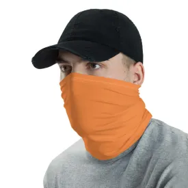 Orange Washable Face Masks Shield, Reusable Neck Warmer Bandana-Made in USA/EU