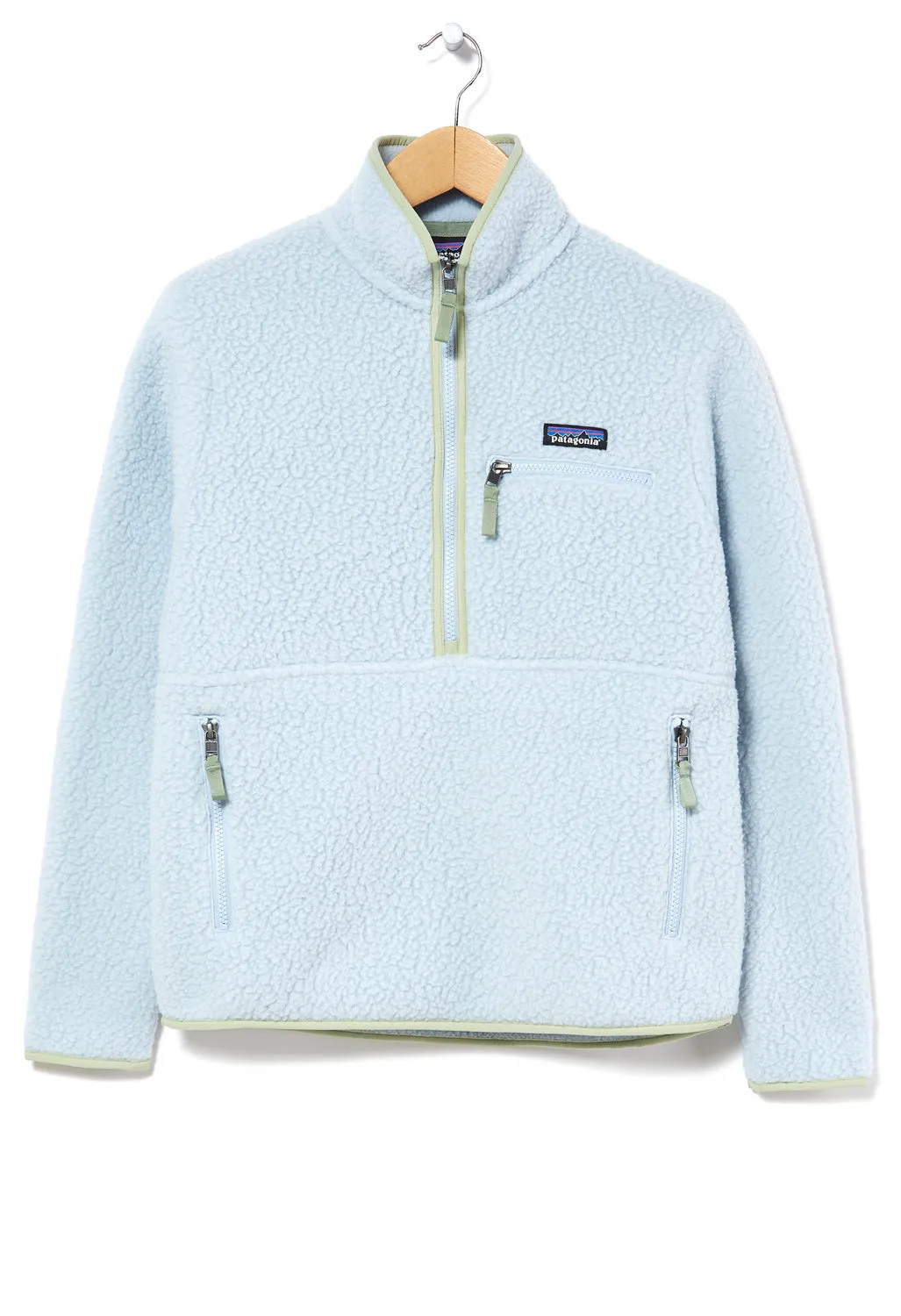 Patagonia Retro Pile Marsupial Women's Fleece Jacket - Steam Blue