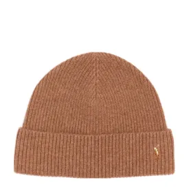 Polo Ralph Lauren Signature Pony Beanie Honey Brown Heather