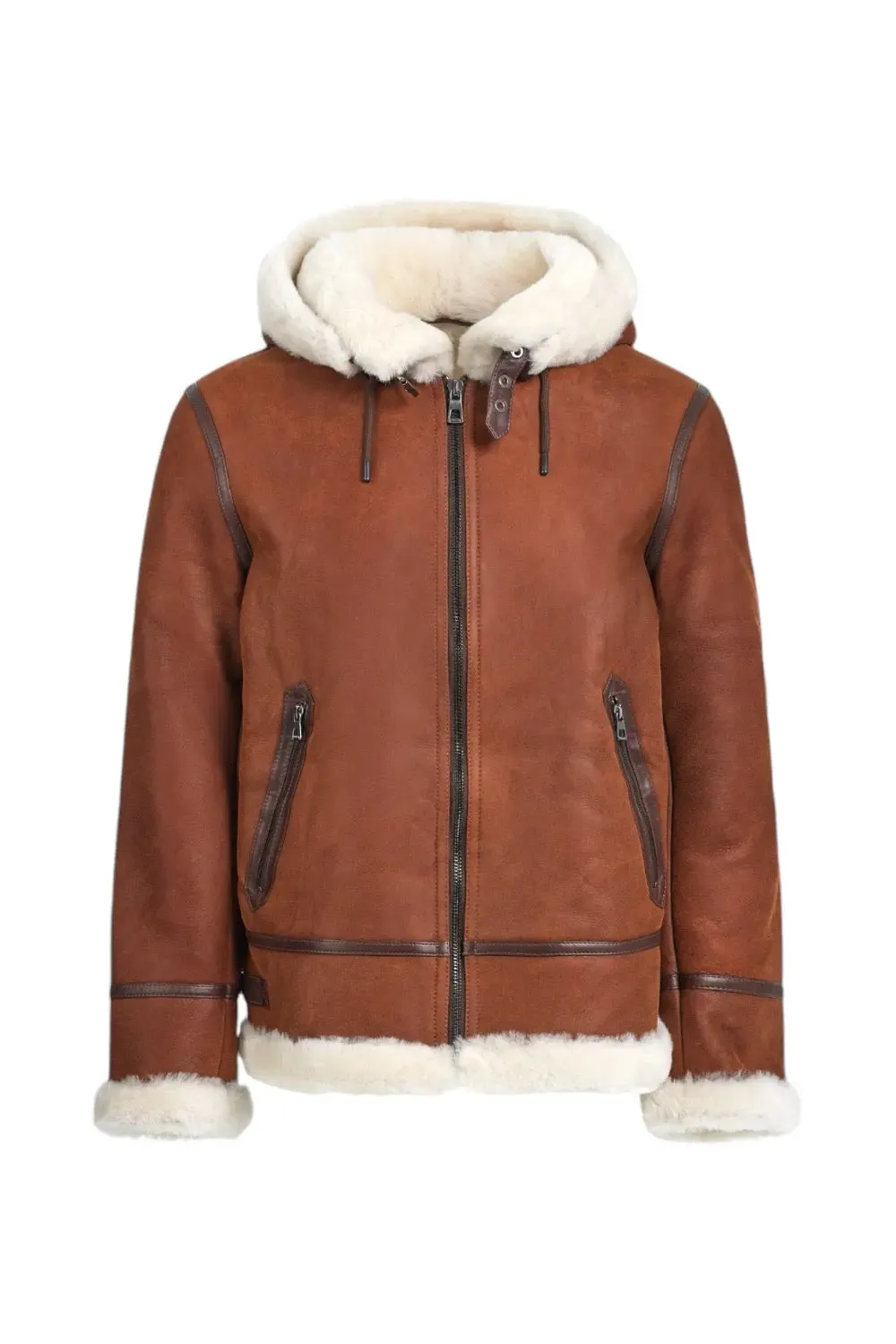 Remo Hooded Sheepskin Jacket