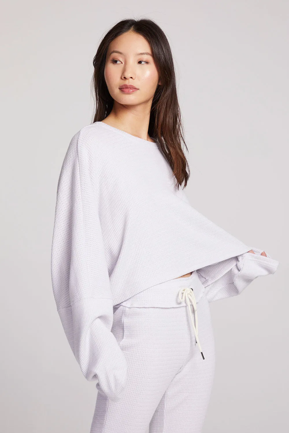 Selena Light Heather Grey Pullover