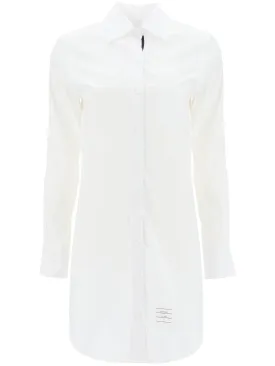 Shirt Dress in Cotton Poplin