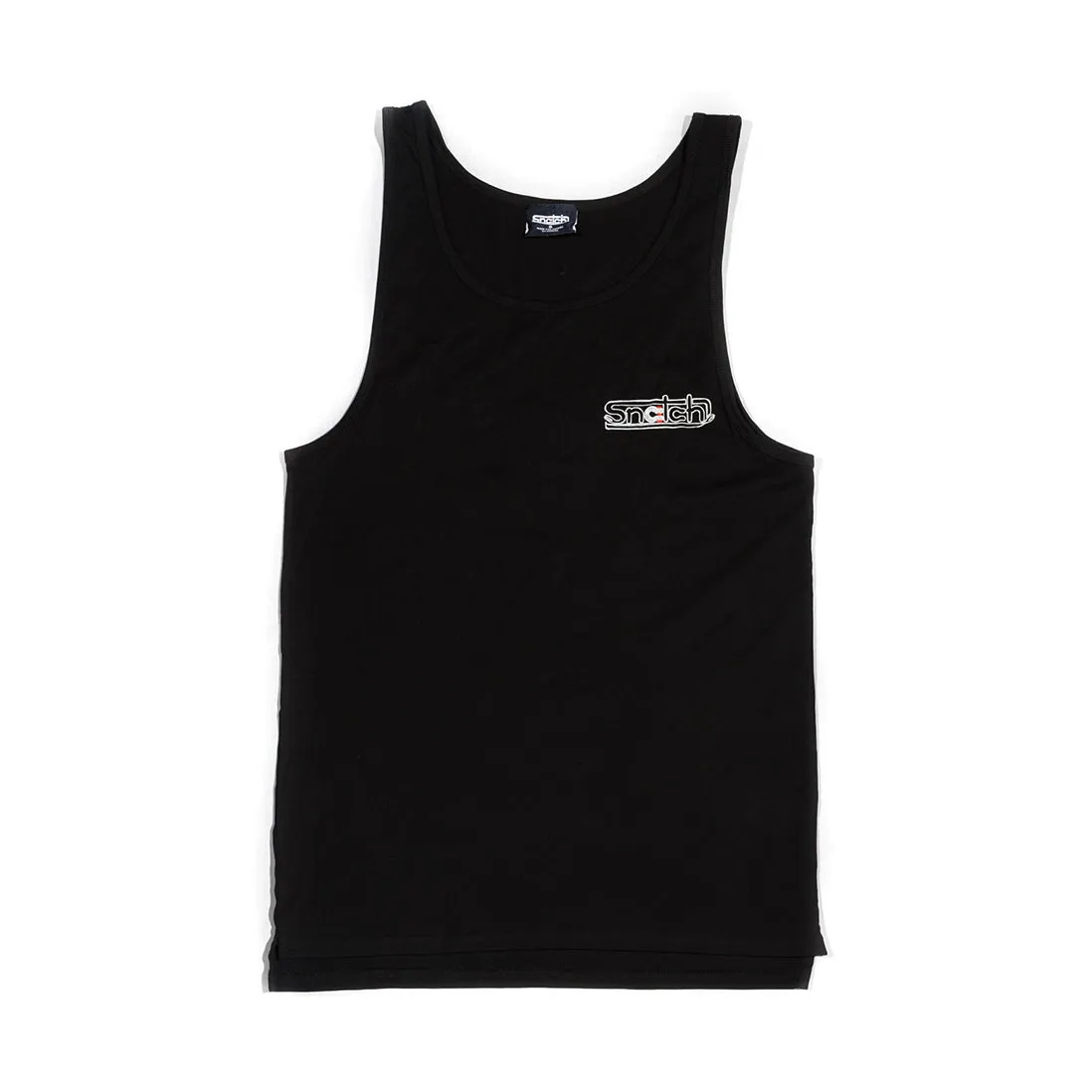 Singlet Graphic Print Reelin in the Good Times Black