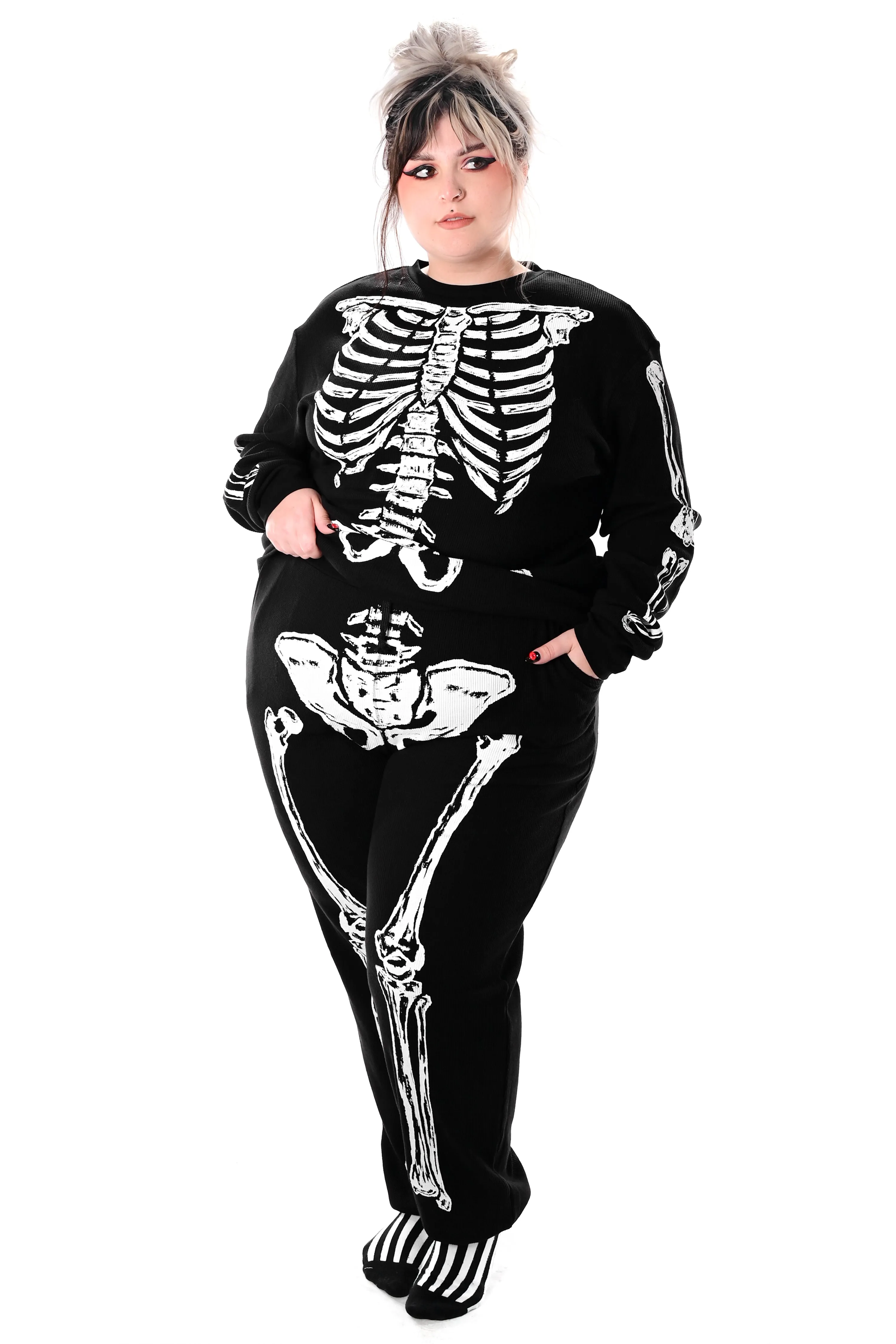 Skeleton Thermal Joggers - Unisex