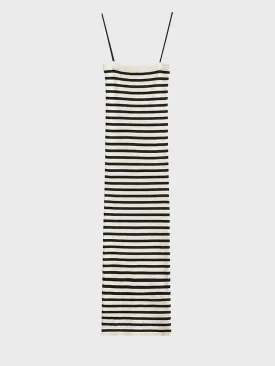 StripeKnit Slim Dress