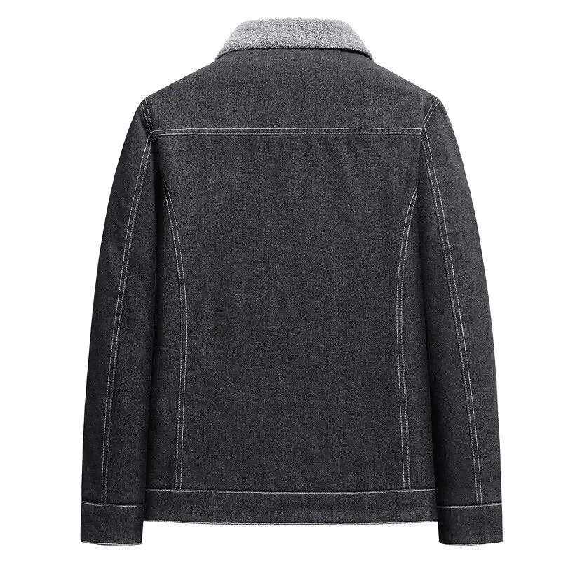 Tom Klein Denim Fleece Jacket