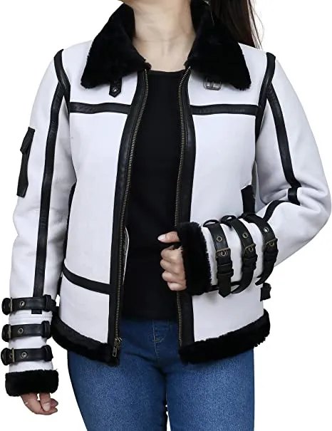 Women's Shearling Bomber Jacket