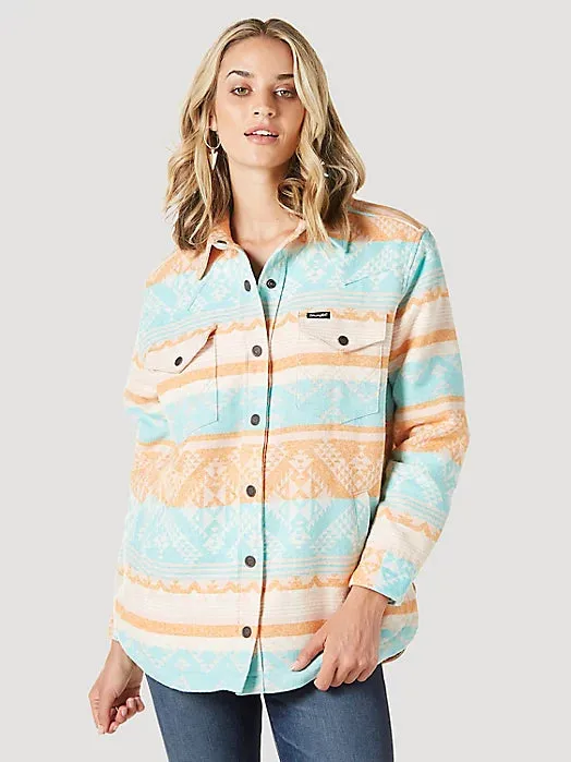 Wrangler Retro Women's Southwestern Print Shacket