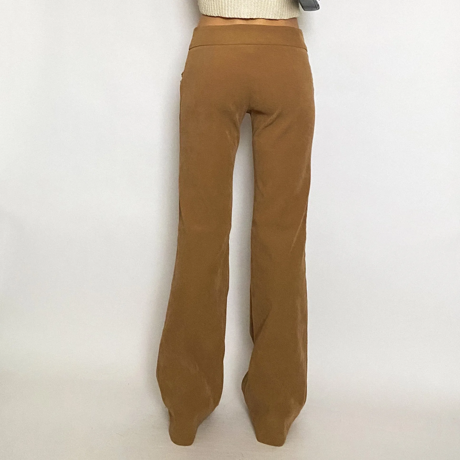 y2k camel corduroy pants - small